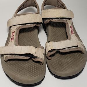 Teva Tan Sandals with Durable Straps and Sturdy Sole